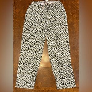 Women's Black and White Pajama Pants
